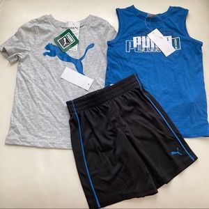 Puma boy active shorts set 2197
